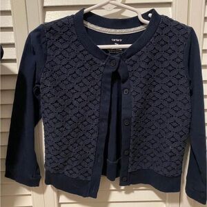 Carter’s navy 3T cardigan sweater